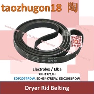 Electrolux Elba 7PH1971 7PH1971H 7PH 1971 Dryer Washing Machine Rubber Rib Belt Belting EDP2074PDW E
