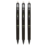 Pilot FriXion Ball Knock 0.5mm Black LFBK-23EF-B 3-Pack