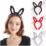 FAVELA Set of 3 CAT Fur Hairbands/Headbands for Baby Girls and Kids - Multicolor