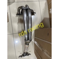 Mitsubishi 4g93 2.0” 4×2×1 gsr N/A wira 1.6 1.8 satria extractor 421 Pipe Putih (Pipe Putih)