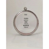 🍁READY STOCK🍁C02 65mm圆形 stainless steel 佛牌壳1pc