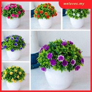 [weloves] Artificial Bonsai Fake Plant Flower Potted Plant Home Bedroom Garden Decorative