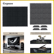 Gepnoo 20 Pieces Training Mats Interlocking Gym Floor Tiles Felt Mats Shock Absorbing