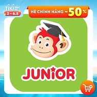 [E-VOUCHER]- Monkey Junior - Tiếng Anh cho trẻ mới bắt đầu (Trọn đời/ 1 năm/ 2 năm)