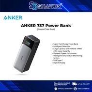 Anker 737 Power Bank (PowerCore 24K) A1289 I Charge 3 Devices at Once I 140W Two-Way Fast Charging