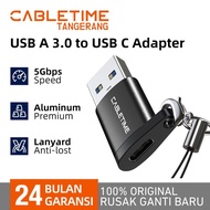 CABLETIME OTG USB to USB C Adapter Type a to C Data Sync Charge Adapter