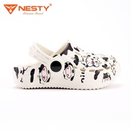 Dép Sục Nam Nữ NESTY NE23-2 và NE23-8 In Họa Tiết Cá Tính (Tặng 10 Charm) - Đủ Size Người Lớn Và Trẻ