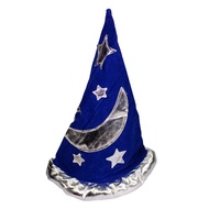 Windy City Novelties Blue Velvet with Silver Star Magical Potter Wizard Party Hat