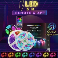 Đèn LED 10m RGB Chống Nước 16 triệu Màu Điều Khiển Bằng Điện Thoại Nháy Theo Nhạc - Dây LED RGB Tran