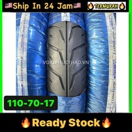 Michelin 110/70-17 Pilot Street 2 Motor TUBELESS Tyre Tayar Y15ZR RS150 LC135 100% PS2 TIRES TIRE TA