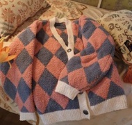 哈爾移動城堡 現貨 軟綿綿 外套 睡衣 格仔 魔法師 大褸 開衫 針織 毛絨 菱格 吉卜力公園 男裝 女裝 donguri closet