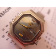 Seiko 5 Automatic 23 Jewels Octagon Gray Watch