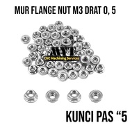 Flange Nut M3 Flange Nut Flange White M3 Wrench 5