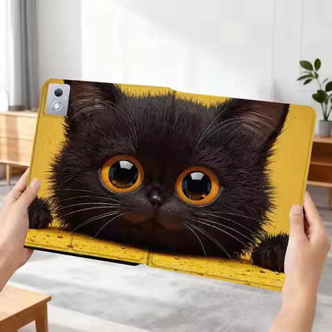 Cat Popular Cartoon Art Gift For Xiaoxin Lenovo Tab P12 Extreme Legion Y900 Idea Pro GT 12.1 2025 Fo