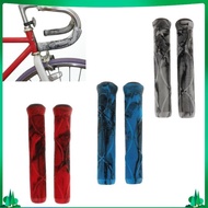 [Isuwaxa] Bike Handlebar Grips Single Bikes Grip Cover Bar End Plug Locking Grips , BMX, Mountain, and Folding Bike