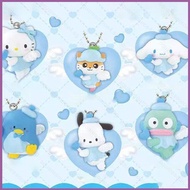 SQ4 6pcs Sanrio Hello Kitty Cinnamoroll Action Figure Model Toys Bag decoration pendant QS4