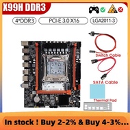 X99H Desktop Motherboard+Thermal Pad LGA2011-V3 B85 Chip DDR3X4 ECC Slot M.2 NVME PCI-E 3.0 X16 SATA