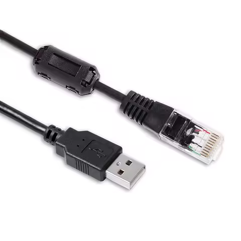 APC UPS USB Cable AP9827 UPS Communications Cable Simple Signalling NAS Cable - USB to RJ50 10P10C 9