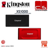 Kingston XS1000 Series USB 3.2 Gen 2 External SSD - Black/Red (1TB/2TB)