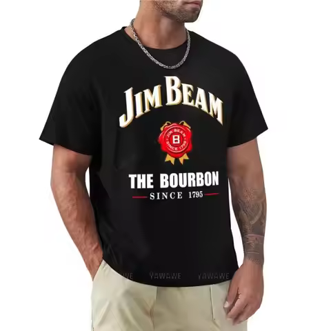 Jim Beam T-Shirt vintage clothes animal print shirt for boys boys animal print shirt mens t shirts p