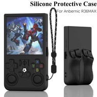 For Anbernic R36MAX Silicone Protective Case, Soft Skin for R36 MAX Retro Handheld Game Console Acce