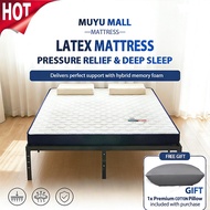 MUYU 9CM Tilam Queen Foldable Mattress-Bed Frame Back Support High Density Sponge Mattress