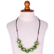 Ethnic Batik Necklace I Handmade Batik Necklace I Handmade Ethnic Batik Necklace