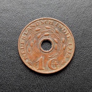 Koin Ned Indie 1 Cent Bolong 1938 TP466