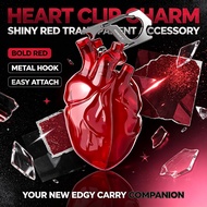 [Ready Stock] Transparent Heart Earphone Case Suitable for AirPods Pro3/AirPods4/AirPods5 Silicone S