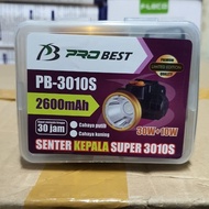 Senter Kepala Pro Best PB 3010S Cahaya Putih 30 Watt