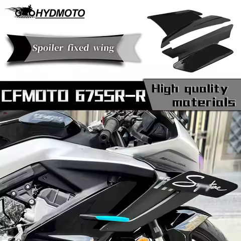 Motorcycle Fixed Wind Wing Front Aerodynamic Winglet Carbon Fiber Fairing Accessories For CFMOTO 675