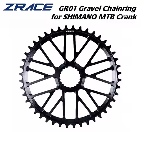 ZRACE GR01 Gravel / MTB Chainring, 40T 42T 44T, for SHIMANO M9100 / M8100 / M7100 / M6100 / MT900 Cr
