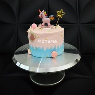 Chefio Revolving Cake Stand Stainless Steel Turntable Cake Decoration Turntable