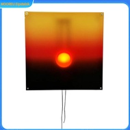 Mindful Home Lighting Sun and Moon Wall Fixture Sunrise Wall Lamp Kinetic Sun Movement Sconce for Mo