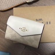 COACH 經典 Monogram 三摺銀包