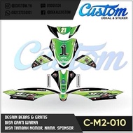 DEKAL STIKER MOTOR MIO J DECAL STICKER lorenzo hijau balap modif