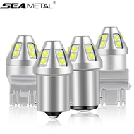 SEAMETAL Đèn Báo Rẽ LED 1300LM T20 7443 7440 Đèn Đảo Chiều LED BAY15D BA15S BAU15S 7W