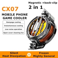 Cx07 Cell Phone PUBG Game Cooler Magnetic/Back-Clip 15W Semiconductor Refrigeration Coog Fan