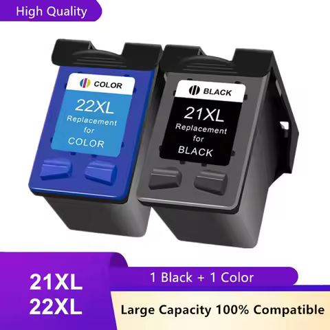 Compatible Ink Cartridge for HP 21XL 22XL 21 22 XL Replacement For HP21 Deskjet F2180 F2280 F4180 F2