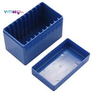 Square Plastic 10 Coin Capacity Holder Slab Storage Box Case Fit for PCCB