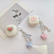 Cute Earphone case For Baseus E19 E20 E18/E18b E17 E16 E12/E12X Case soft Silicone clear Cover