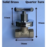 1/2'' SOLID BRASS FLANGE STOPCOCK / CONCEALED STOPCOCK /SHOWER STOPCOCK