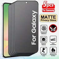 [5 miếng] Miếng dán màn hình riêng tư AG mờ tương thích với Samsung, tương thích với Samsung Galaxy 