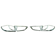 ⚡ส่งฟรีไม่มีขั้นต่ำ⚡ [ครอบไฟท้ายชุบ] ชุดแต่ง Mazda2 2015-2019 ครอบไฟหน้าครอบไฟท้าย ชุบโครเมี่ยม 4ประ