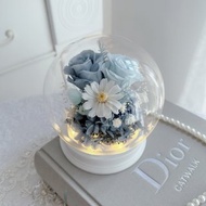 永生花拍拍燈玻璃盅-天空之城