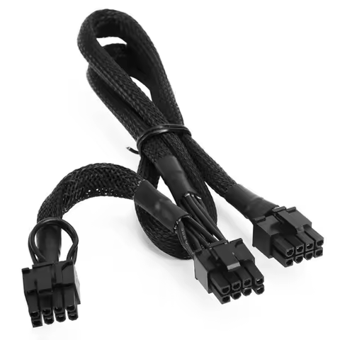 PSU 8Pin to PCIe Dual 8Pin 6+2Pin VGA GPU Power Supply Cable for CORSAIR AX1600i Type4 Modular Power