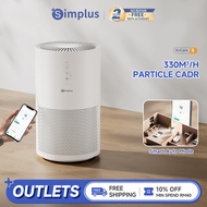 Simplus Air Purifier | 330m³/h CADR | 35dB Ultra-Quiet | Removes Dust, Smell, Pet Dander | OxyCare-A