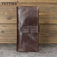 Genuine Leather Wallet for Men Retro High Capacity Men's Wallet