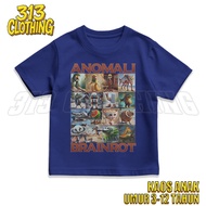 Kaos Anak Anomali Brainrot All Anomali / Atasan Baju Anak All Anomali Brainrot Tungtung Sahur Usia 3