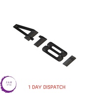 418i MATT BLACK REAR BOOT LID TRUNK BADGE EMBLEM LETTERING FOR BMW 4 SERIES